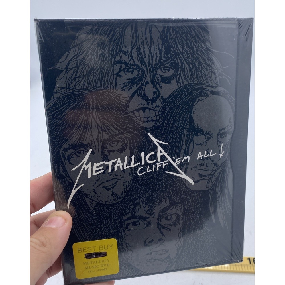 New sealed Metallica - Cliff Em All DVD, 1999 Rare Heavy Metal Thrasher